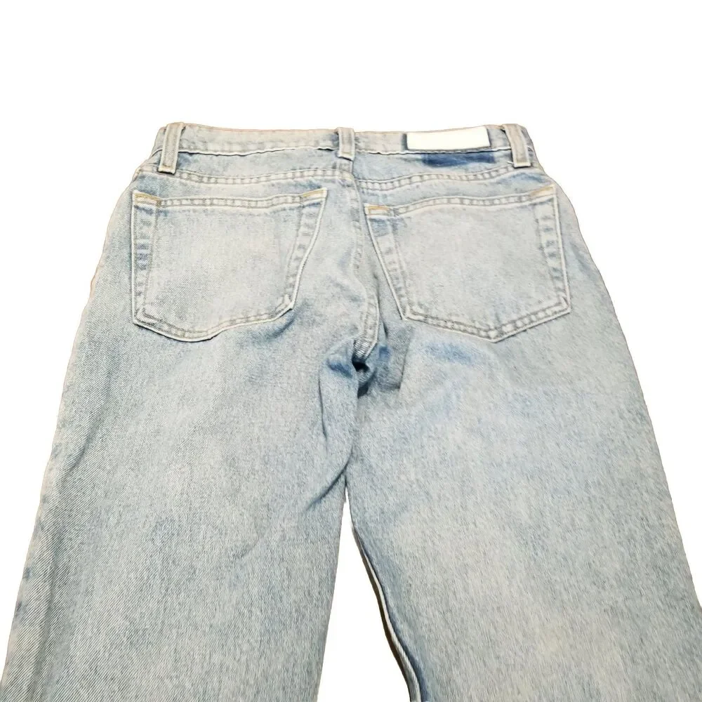 Re/Done Originals Crawford Jeans Women Size 25 Button Fly Made In USA (27x30.5)